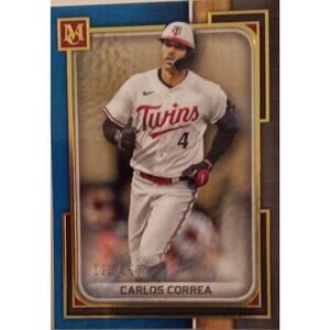 CARLOS CORREA 2023 Topps Museum Collection Sapphire #121/150 - Minnesota Twins
